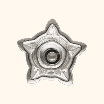 Gleaming Silver Niranjan - Silver Pooja Items / Silver Puja Samai